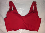 Red seamless briefs front view
