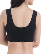 Seamless Stretch Half Top Bra - Beige